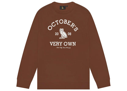 OVO Collegiate Crewneck Brown