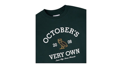 OVO Collegiate Crewneck Deep Green