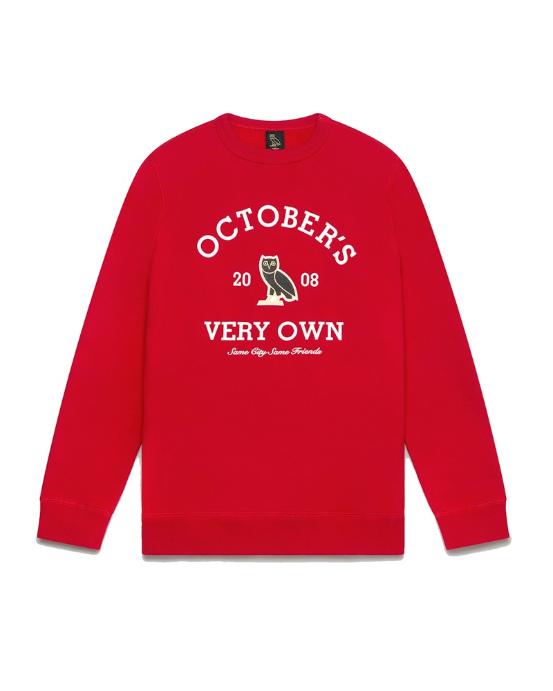 OVO Collegiate Crewneck Red