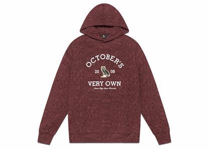 OVO Collegiate Hoodie (FW22) Merlot/Paisley