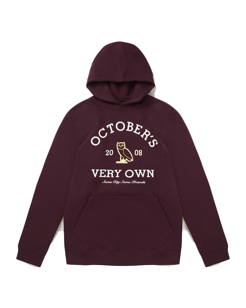 OVO Collegiate Hoodie Maroon