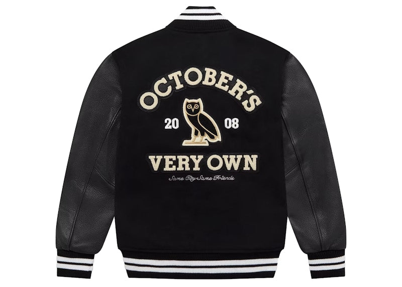 OVO Collegiate Jacket Black