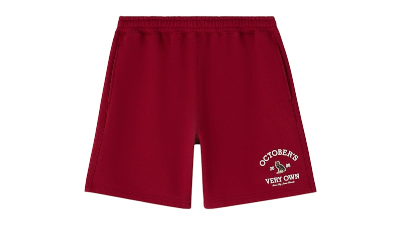 OVO Collegiate Shorts Deep Red