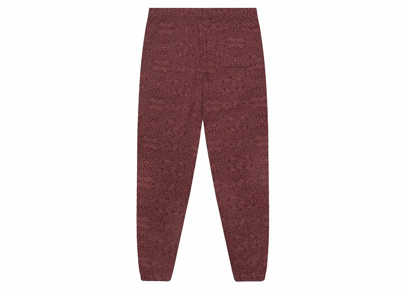 OVO Collegiate Sweatpant (FW22) Merlot/Paisley