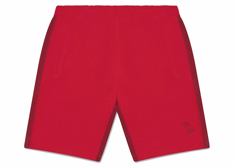 OVO Colour Block Sweatshort Red/Bordeaux