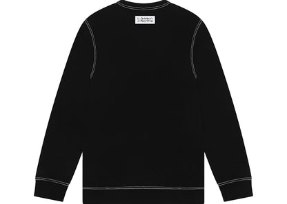 OVO Contrast Stitch Crewneck Black