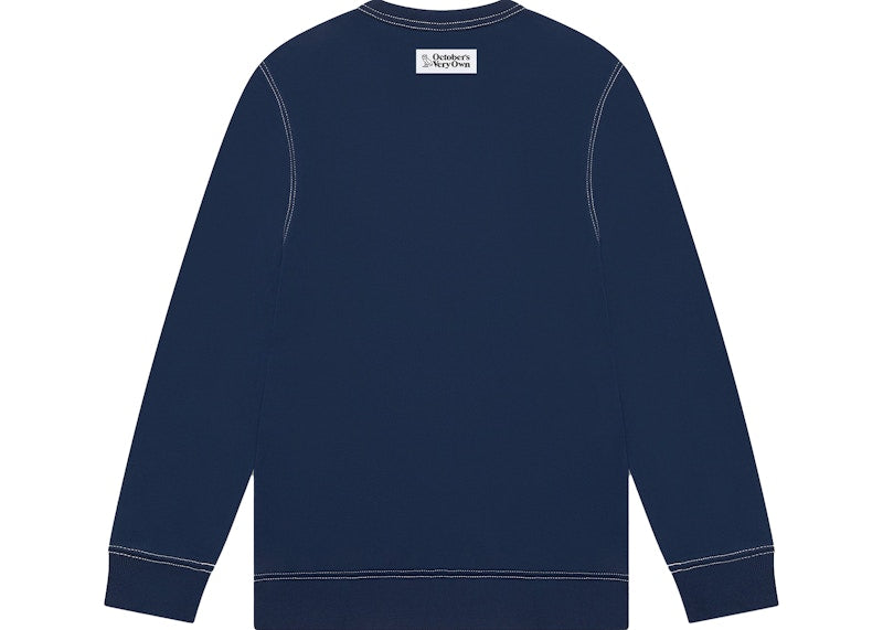 OVO Contrast Stitch Crewneck Indigo