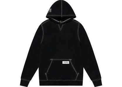 OVO Contrast Stitch Hoodie Black