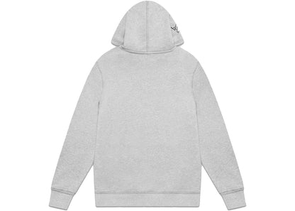OVO Contrast Stitch Hoodie Heather Grey
