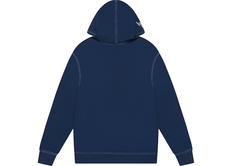 OVO Contrast Stitch Hoodie Indigo