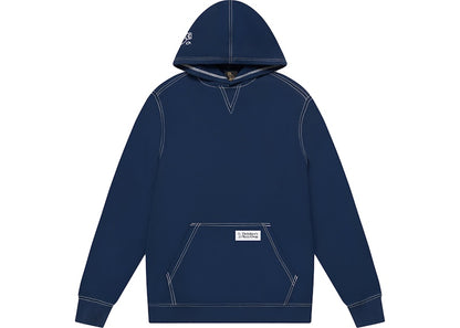 OVO Contrast Stitch Hoodie Indigo