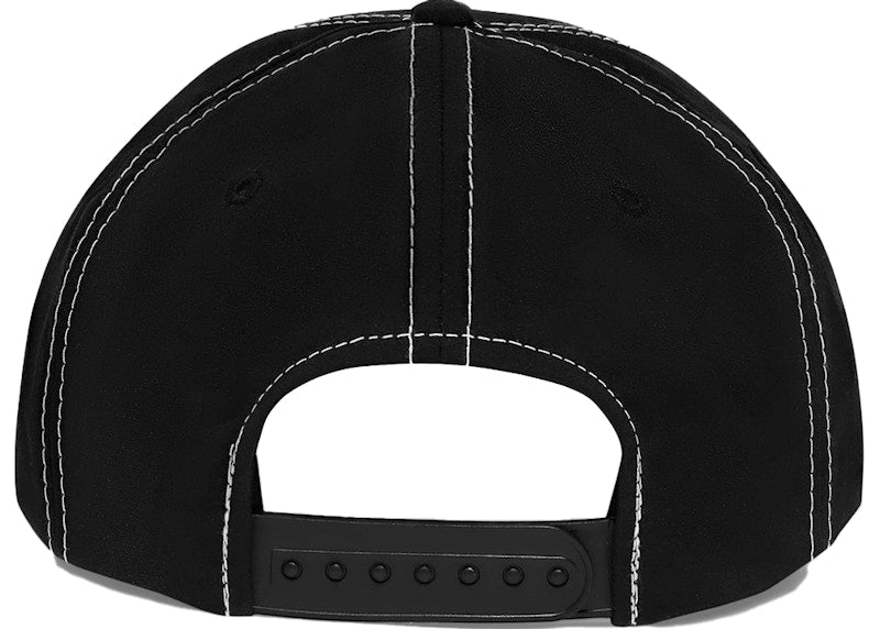 OVO Contrast Stitch Snapback Hat Black