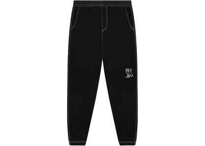 OVO Contrast Stitch Sweatpant Black