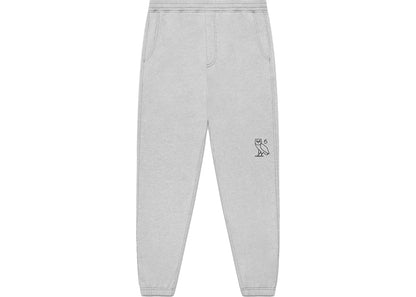OVO Contrast Stitch Sweatpant Heather Grey