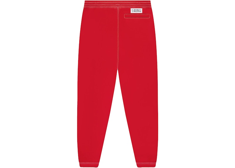 OVO Contrast Stitch Sweatpant Red