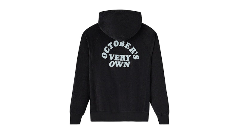 OVO Cooper Arch Terry Cloth Hoodie Black