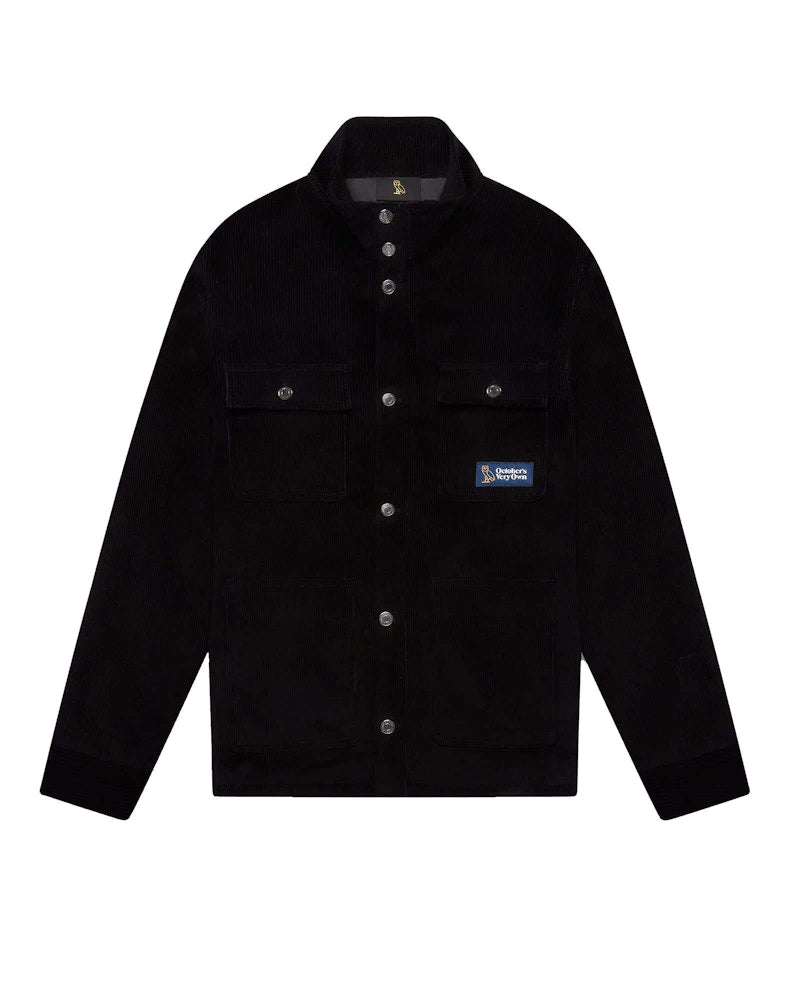 OVO Corduroy Cargo Jacket Black