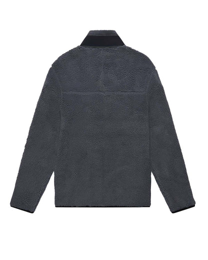OVO Deep Pile Sherpa Fleece Jacket Grey