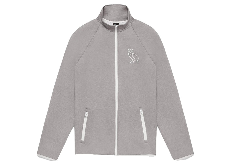 OVO Double Knit Track Jacket Storm Grey