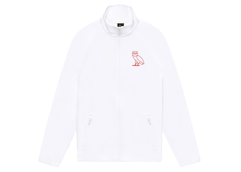 OVO Double Knit Track Jacket White