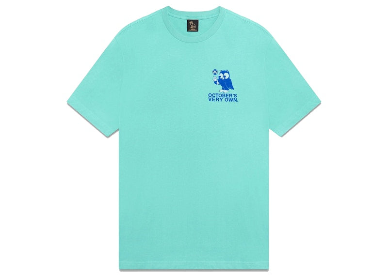 OVO Flip Phone Owl T-shirt Turquoise