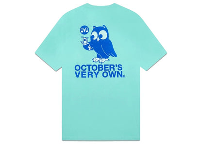 OVO Flip Phone Owl T-shirt Turquoise
