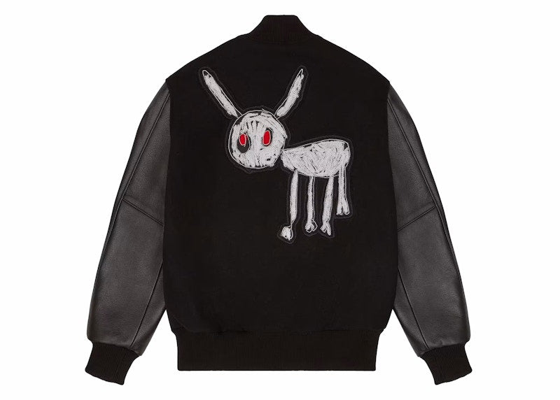OVO For All The Dogs Varsity Jacket Black