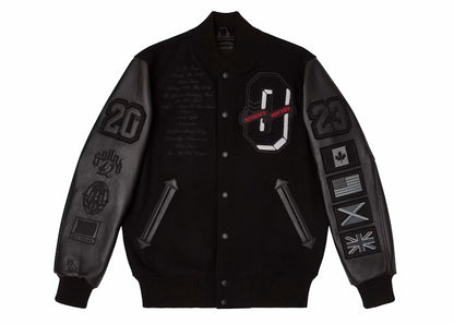 OVO For All The Dogs Varsity Jacket Black
