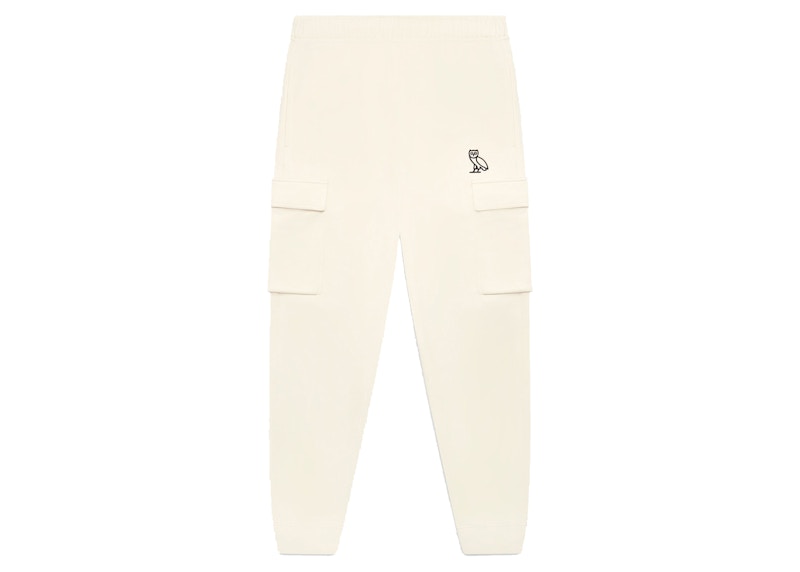 OVO French Terry Cargo Pant Cream