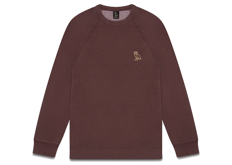 OVO Garment Dye Crewneck (FW21) Burgundy