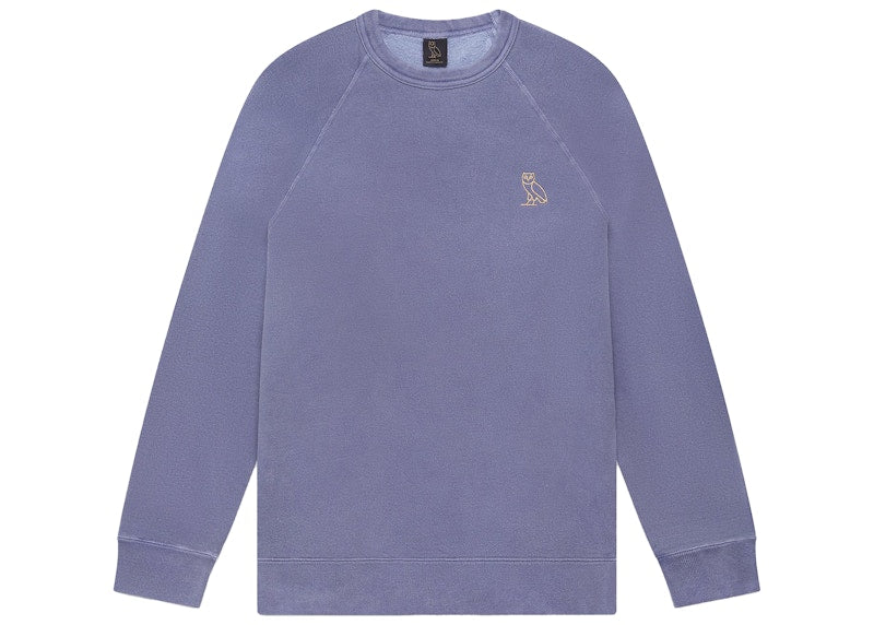 OVO Garment Dye Crewneck Lilac