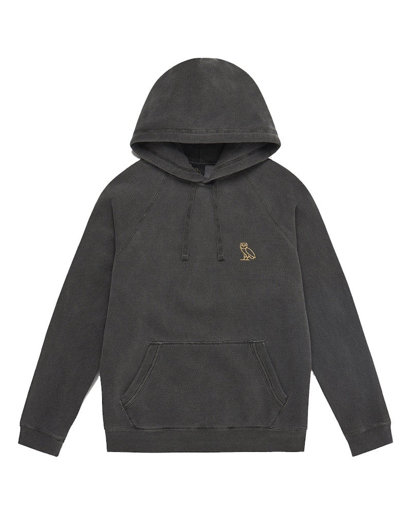 OVO Garment Dye Hoodie Black