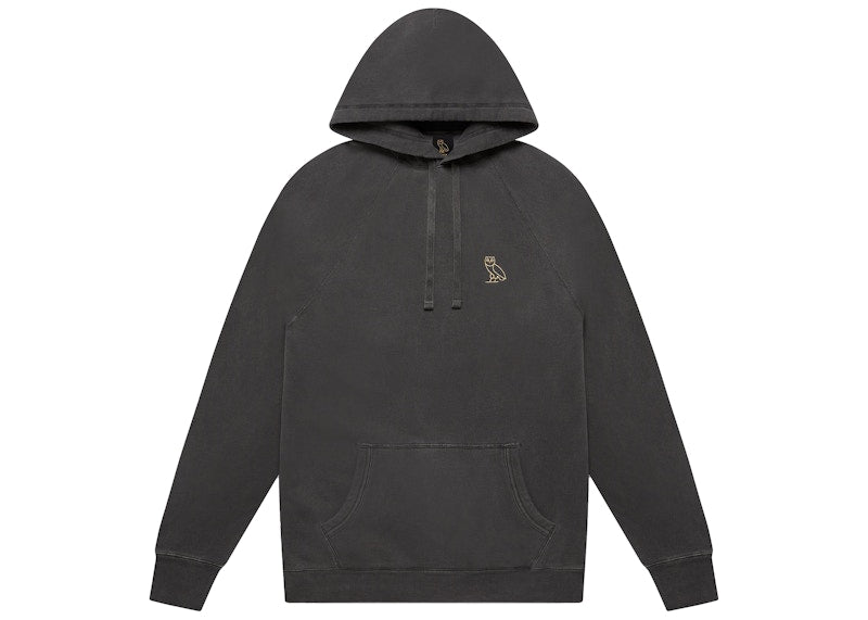 OVO Garment Dye Hoodie Charcoal
