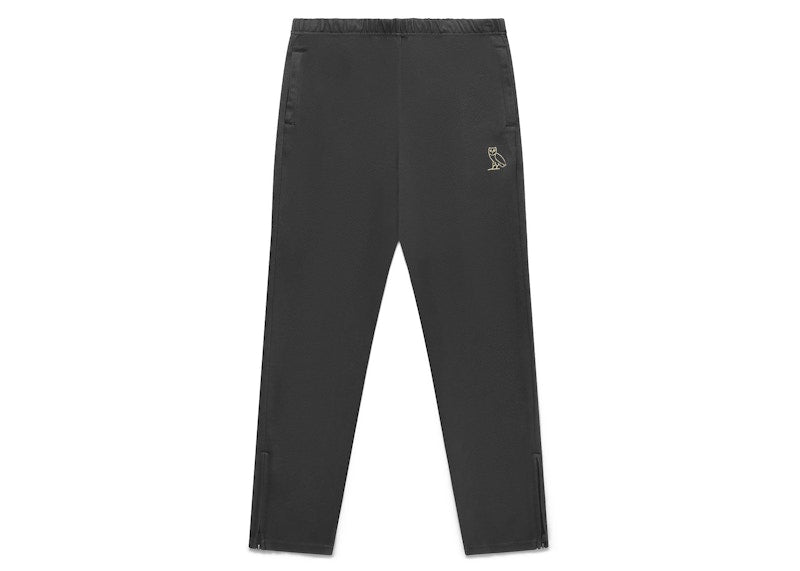 OVO Garment Dye Pique Track Pant Black