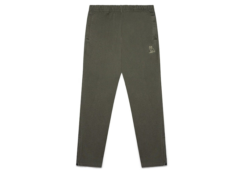 OVO Garment Dye Pique Track Pant Olive