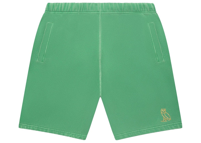 OVO Garment Dye Sweatshort Emerald Green