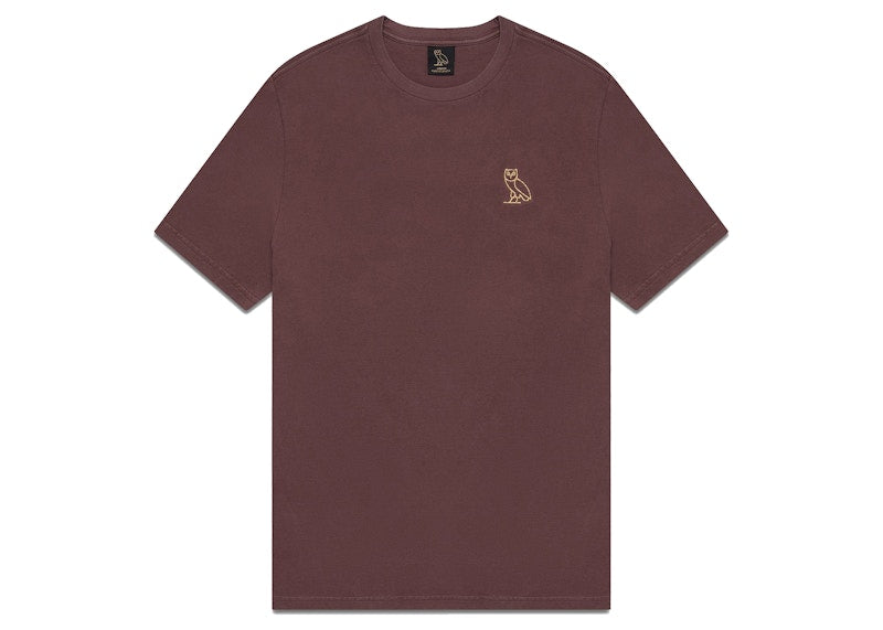 OVO Garment Dye T-shirt (FW21) Burgundy