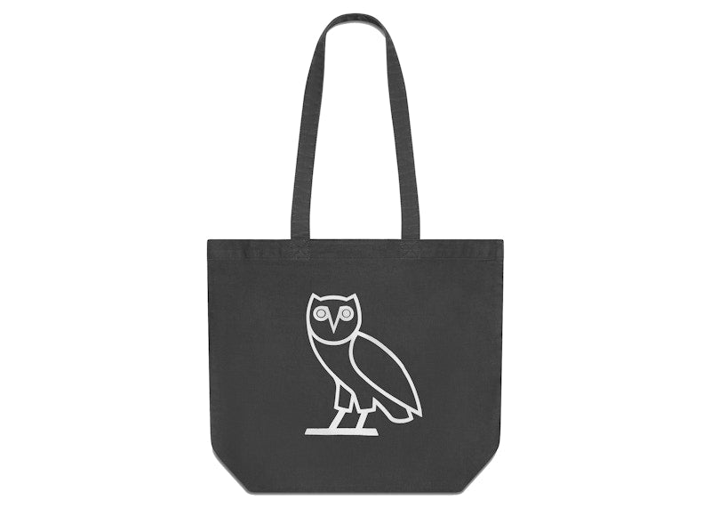 OVO Garment Dye Tote Bag Black