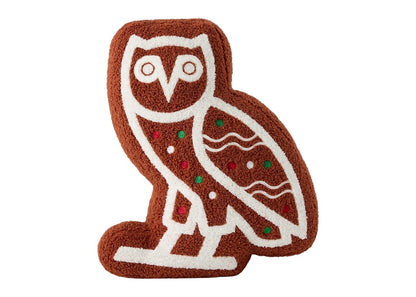 OVO Gingerbread Owl Cushion Gingerbread