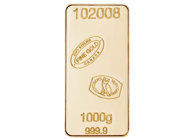 OVO Gold Bear Bottle Opener Gold