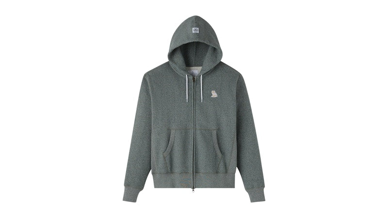 OVO Heritage Full-Zip Hoodie Deep Green