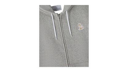 OVO Heritage Full-Zip Hoodie Heather Grey