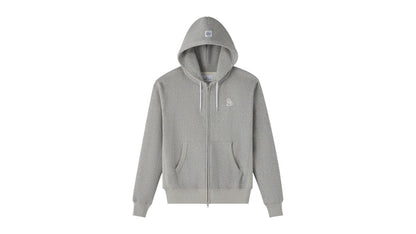 OVO Heritage Full-Zip Hoodie Heather Grey