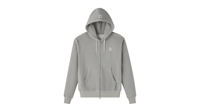 OVO Heritage Full-Zip Hoodie Heather Grey