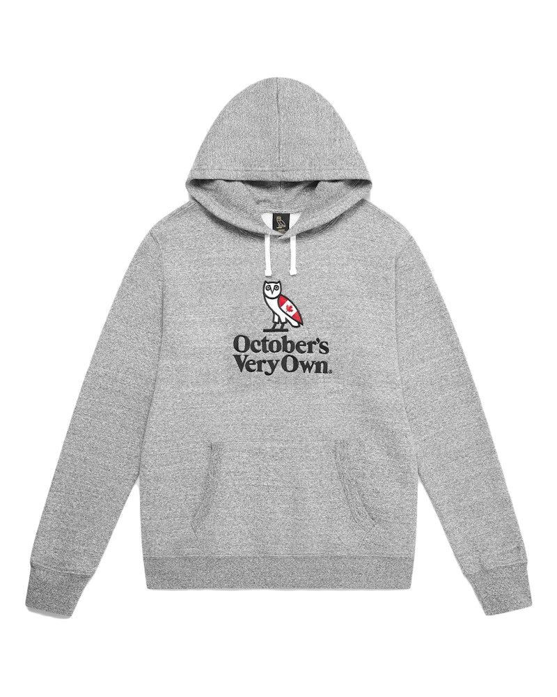 OVO Heritage Hoodie Speckled Grey