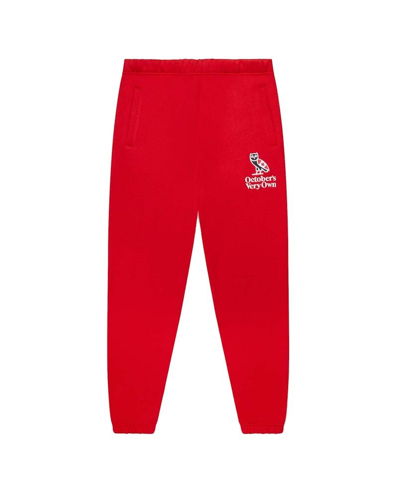 OVO Heritage Sweatpant Red