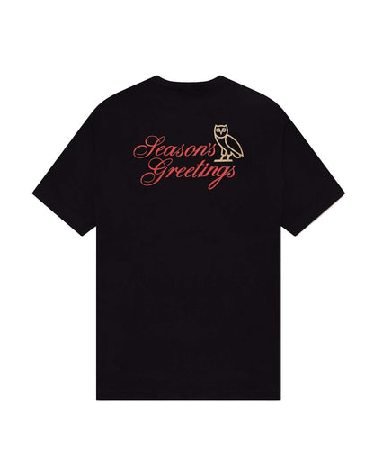 OVO Holiday Bubble Owl T-Shirt Black