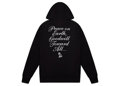 OVO Holiday Owl Hoodie (FW21) Black