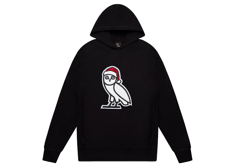 OVO Holiday Owl Hoodie (FW21) Black