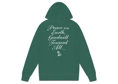 OVO Holiday Owl Hoodie (FW21) Green